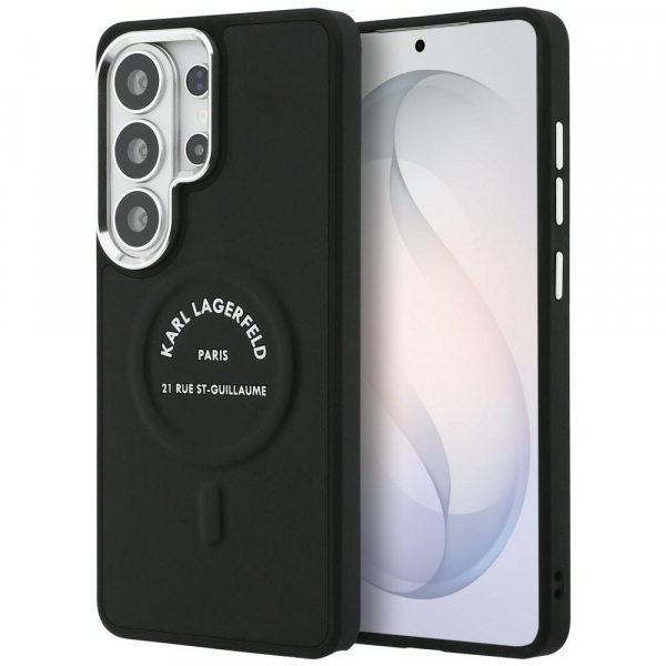 Husa MagSafe pentru Samsung Galaxy S26 Ultra S948, Karl Lagerfeld, Karl RSG Logo, Neagra Husa MagSafe pentru Samsung Galaxy S26 Ultra S948, Karl Lagerfeld, Karl RSG Logo, Neagra