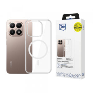 Husa MagSafe pentru Xiaomi 15T, 3MK, Armor MagCase, Transparenta Husa MagSafe pentru Xiaomi 15T, 3MK, Armor MagCase, Transparenta