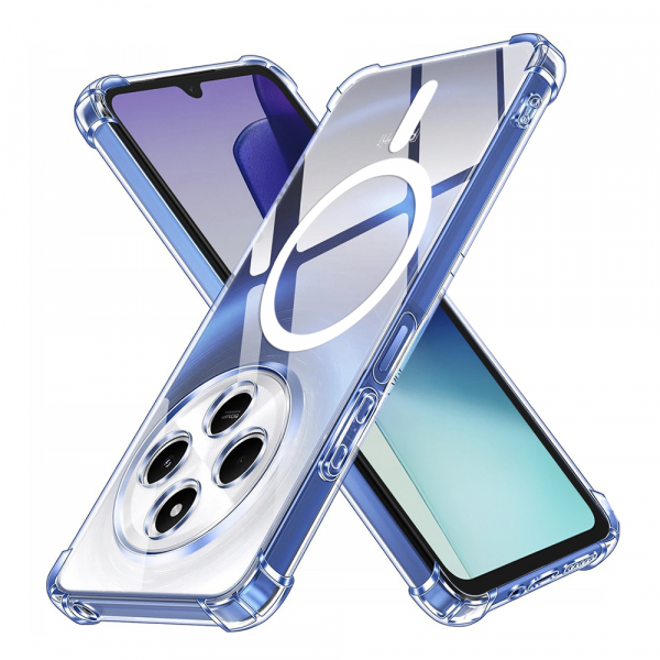 Husa MagSafe pentru Xiaomi Poco C75 / Redmi 14C, Techsuit, Shockproof, Transparenta Husa MagSafe pentru Xiaomi Poco C75 / Redmi 14C, Techsuit, Shockproof, Transparenta