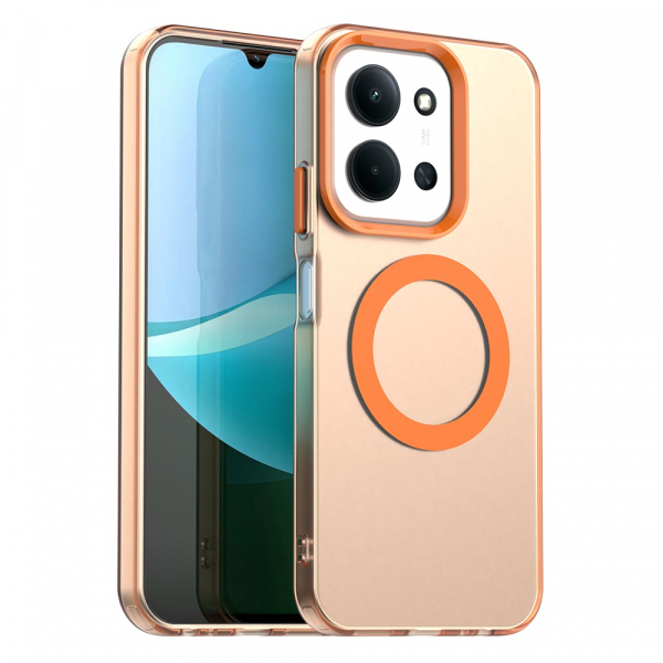 Husa MagSafe pentru Xiaomi Poco C85 4G / Redmi 15C 5G / 15C 4G, Techsuit, CandyCase, Portocalie Husa MagSafe pentru Xiaomi Poco C85 4G / Redmi 15C 5G / 15C 4G, Techsuit, CandyCase, Portocalie