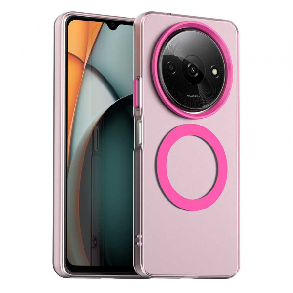 Husa MagSafe pentru Xiaomi Redmi A3x / A3, Techsuit, CandyCase, Mov Husa MagSafe pentru Xiaomi Redmi A3x / A3, Techsuit, CandyCase, Mov