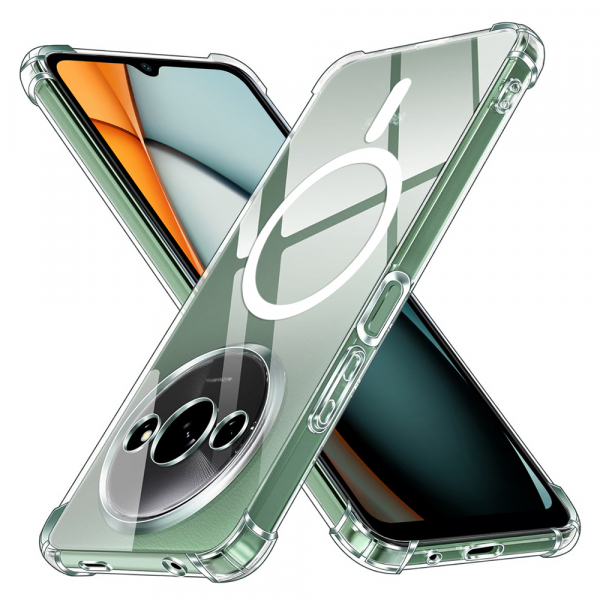 Husa MagSafe pentru Xiaomi Redmi A3x / A3, Techsuit, Shockproof, Transparenta Husa MagSafe pentru Xiaomi Redmi A3x / A3, Techsuit, Shockproof, Transparenta
