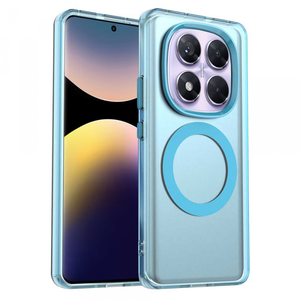Husa MagSafe pentru Xiaomi Redmi Note 14 Pro 4G, Techsuit, CandyCase, Mov Husa MagSafe pentru Xiaomi Redmi Note 14 Pro 4G, Techsuit, CandyCase, Mov