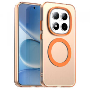 Husa MagSafe pentru Xiaomi Redmi Note 15 Pro 5G, Techsuit, CandyCase, Portocalie Husa MagSafe pentru Xiaomi Redmi Note 15 Pro 5G, Techsuit, CandyCase, Portocalie