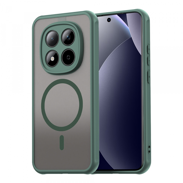 Husa MagSafe pentru Xiaomi Redmi Note 15 Pro 5G, Techsuit, HaloFrost II, Neagra Husa MagSafe pentru Xiaomi Redmi Note 15 Pro 5G, Techsuit, HaloFrost II, Neagra