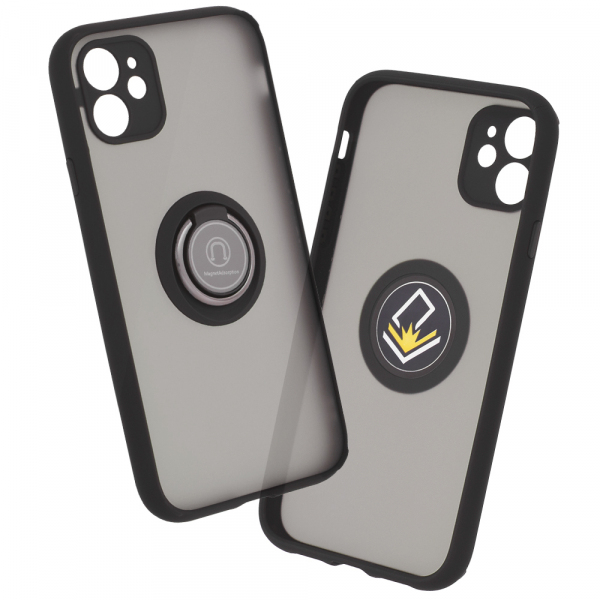 Husa pentru Apple iPhone 11, Techsuit, Glinth, Neagra Husa pentru Apple iPhone 11, Techsuit, Glinth, Neagra