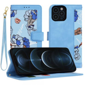 Husa pentru Apple iPhone 12 Pro Max, Techsuit, FlipCraft, Bleu Husa pentru Apple iPhone 12 Pro Max, Techsuit, FlipCraft, Bleu