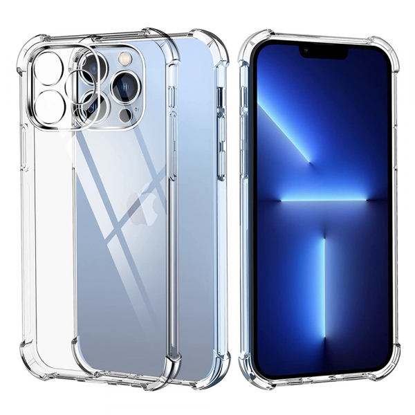 Husa pentru Apple iPhone 13 Pro Max, Techsuit, Shockproof Clear, Transparenta Husa pentru Apple iPhone 13 Pro Max, Techsuit, Shockproof Clear, Transparenta