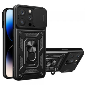 Husa pentru Apple iPhone 14 Pro, Techsuit, CamShield, Neagra Husa pentru Apple iPhone 14 Pro, Techsuit, CamShield, Neagra
