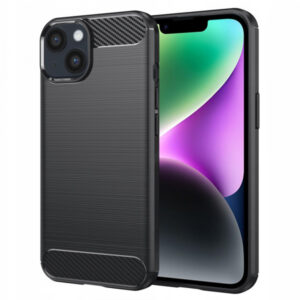 Husa pentru Apple iPhone 14, Techsuit, Carbon, Neagra Husa pentru Apple iPhone 14, Techsuit, Carbon, Neagra