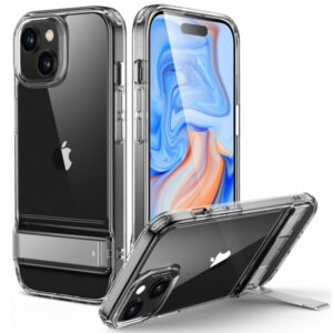 Husa pentru Apple iPhone 15 Plus, ESR, Air Shield Boost Kickstand, Transparenta Husa pentru Apple iPhone 15 Plus, ESR, Air Shield Boost Kickstand, Transparenta