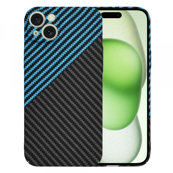 Husa pentru Apple iPhone 15 Plus, Techsuit, Carbonite FiberShell, Neagra Bleu Husa pentru Apple iPhone 15 Plus, Techsuit, Carbonite FiberShell, Neagra Bleu