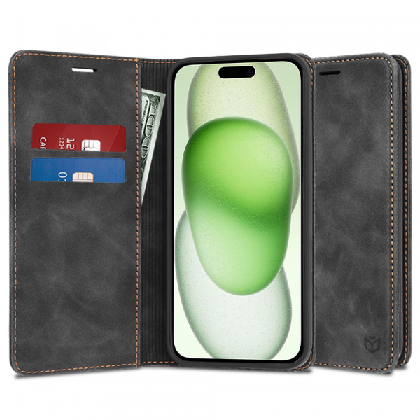 Husa pentru Apple iPhone 15 Plus, Techsuit, Confy, Neagra Husa pentru Apple iPhone 15 Plus, Techsuit, Confy, Neagra