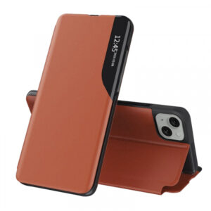 Husa pentru Apple iPhone 15 Plus, Techsuit, eFold, Portocalie Husa pentru Apple iPhone 15 Plus, Techsuit, eFold, Portocalie