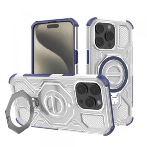 Husa pentru Apple iPhone 15 Pro, Techsuit, Carbon Shield Pro, Mov Husa pentru Apple iPhone 15 Pro, Techsuit, Carbon Shield Pro, Mov
