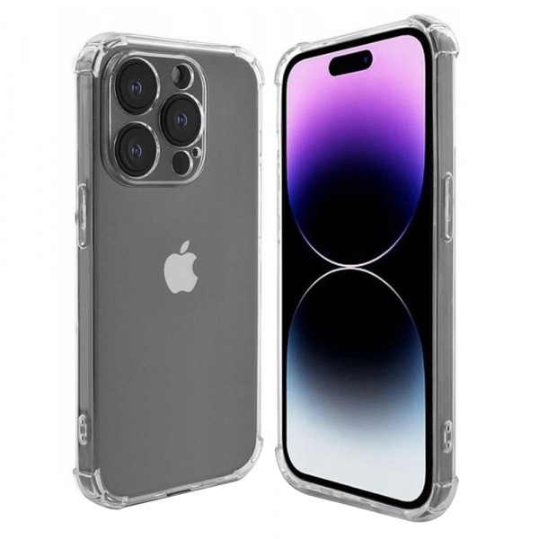 Husa pentru Apple iPhone 15 Pro, Techsuit, Shockproof Clear, Transparenta Husa pentru Apple iPhone 15 Pro, Techsuit, Shockproof Clear, Transparenta