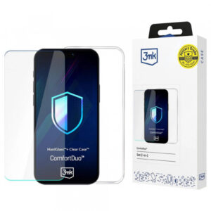Husa pentru Apple iPhone 16, 3MK, ComfortDuo, Transparenta Husa pentru Apple iPhone 16, 3MK, ComfortDuo, Transparenta