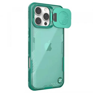Husa pentru Apple iPhone 16 Pro Max, Nillkin, Iceblade Prop (w/o Camera Cutout), Verde Husa pentru Apple iPhone 16 Pro Max, Nillkin, Iceblade Prop (w/o Camera Cutout), Verde