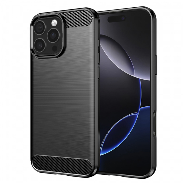 Husa pentru Apple iPhone 16 Pro Max, Techsuit, Carbon, Albastra Husa pentru Apple iPhone 16 Pro Max, Techsuit, Carbon, Albastra