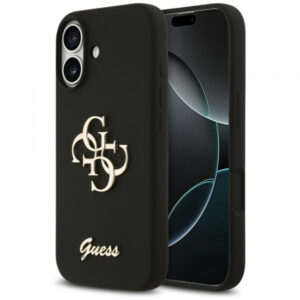 Husa pentru Apple iPhone 17, Guess, Big 4G Script, Roz Deschis Husa pentru Apple iPhone 17, Guess, Big 4G Script, Roz Deschis