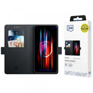 Husa pentru Apple iPhone 17 Pro, 3MK, Wallet, Neagra Husa pentru Apple iPhone 17 Pro, 3MK, Wallet, Neagra