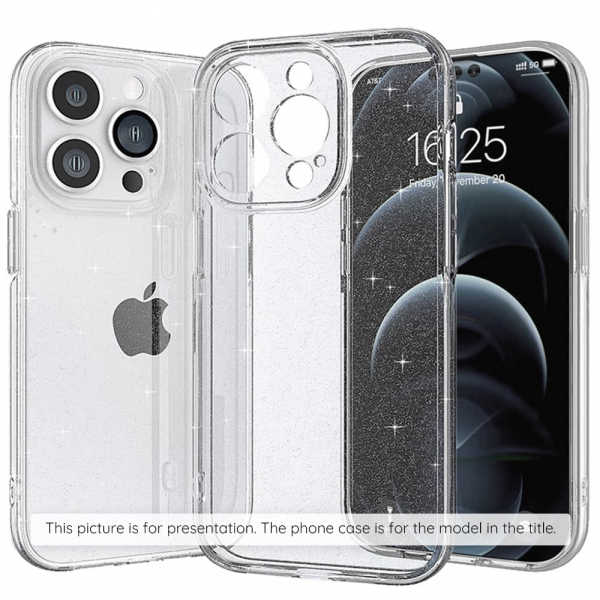 Husa pentru Apple iPhone 17 Pro Max, Techsuit, SparkleSkin, Transparenta Husa pentru Apple iPhone 17 Pro Max, Techsuit, SparkleSkin, Transparenta