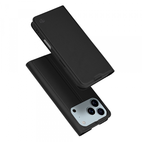 Husa pentru Apple iPhone 17 Pro, Techsuit, Magskin Book, Neagra Husa pentru Apple iPhone 17 Pro, Techsuit, Magskin Book, Neagra