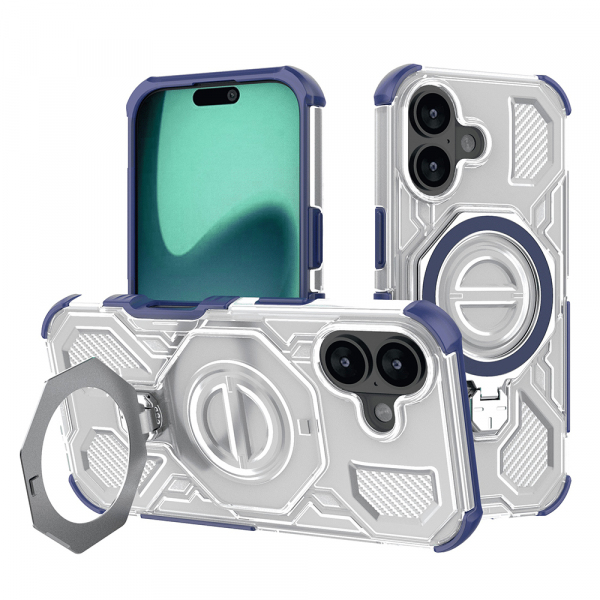 Husa pentru Apple iPhone 17, Techsuit, Carbon Shield Pro, Albastra Husa pentru Apple iPhone 17, Techsuit, Carbon Shield Pro, Albastra