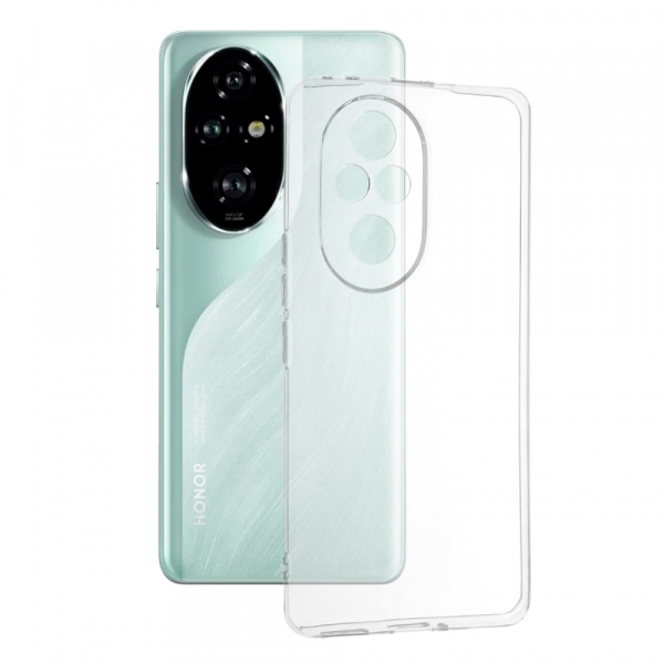Husa pentru Honor 200 Pro, Techsuit, Clear, Transparenta Husa pentru Honor 200 Pro, Techsuit, Clear, Transparenta
