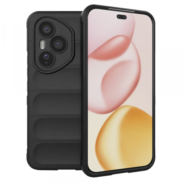 Husa pentru Honor 400 Pro, Techsuit, Magic Shield, Neagra Husa pentru Honor 400 Pro, Techsuit, Magic Shield, Neagra