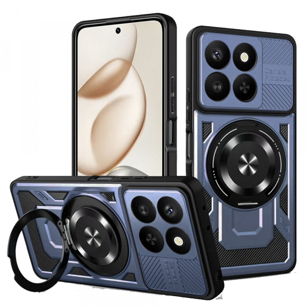 Husa pentru Honor 400 Smart 4G / X7d 4G / 400 Smart 5G, Techsuit, RuggedCam, Gri Husa pentru Honor 400 Smart 4G / X7d 4G / 400 Smart 5G, Techsuit, RuggedCam, Gri