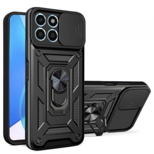 Husa pentru Honor 70 Lite / X6 / X8 5G, Techsuit, CamShield, Neagra Husa pentru Honor 70 Lite / X6 / X8 5G, Techsuit, CamShield, Neagra