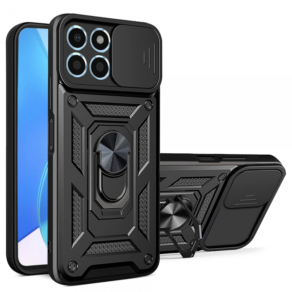 Husa pentru Honor 70 Lite / X6 / X8 5G, Techsuit, CamShield, Neagra Husa pentru Honor 70 Lite / X6 / X8 5G, Techsuit, CamShield, Neagra