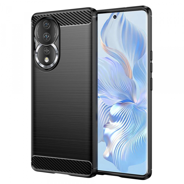 Husa pentru Honor 90 / 80, Techsuit, Carbon, Neagra Husa pentru Honor 90 / 80, Techsuit, Carbon, Neagra
