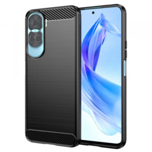 Husa pentru Honor 90 Lite, Techsuit, Carbon, Neagra Husa pentru Honor 90 Lite, Techsuit, Carbon, Neagra