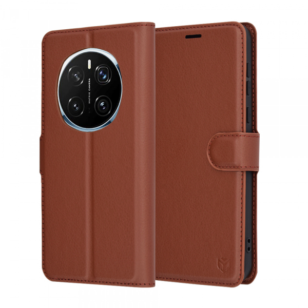 Husa pentru Honor Magic7 Pro, Techsuit, Leather Folio, Maro Husa pentru Honor Magic7 Pro, Techsuit, Leather Folio, Maro