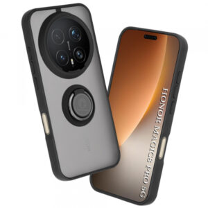 Husa pentru Honor Magic8 Pro, Techsuit, Glinth, Neagra Husa pentru Honor Magic8 Pro, Techsuit, Glinth, Neagra