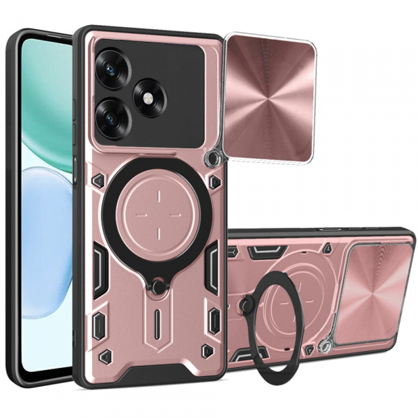 Husa pentru Honor X5c Plus, Techsuit, CamGuard Pro, Albastra Husa pentru Honor X5c Plus, Techsuit, CamGuard Pro, Albastra