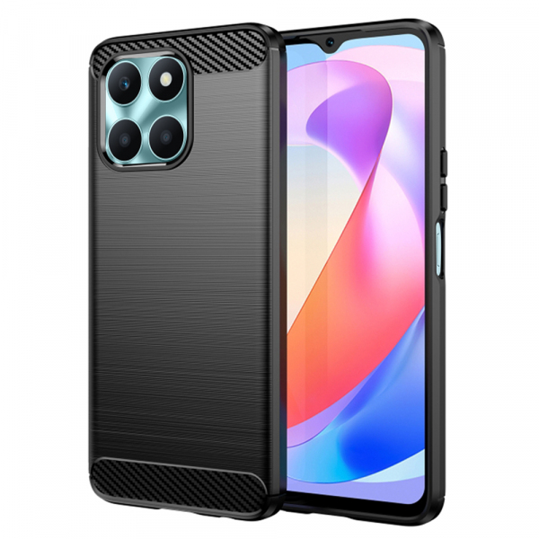 Husa pentru Honor X6a, Techsuit, Carbon, Neagra Husa pentru Honor X6a, Techsuit, Carbon, Neagra