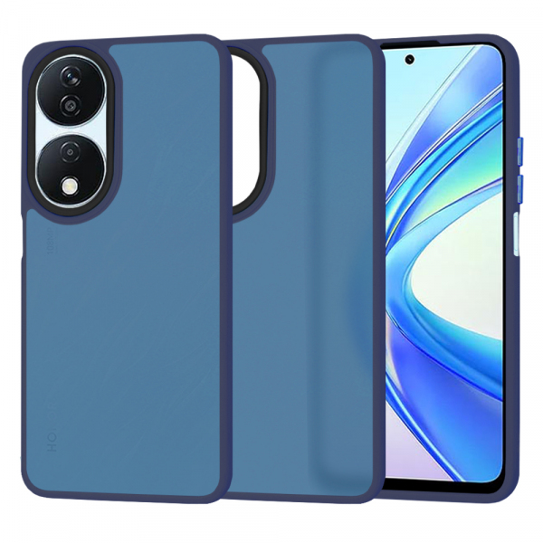 Husa pentru Honor X7b 5G / 90 Smart / X7b 4G, Techsuit, HaloFrost, Bleumarin Husa pentru Honor X7b 5G / 90 Smart / X7b 4G, Techsuit, HaloFrost, Bleumarin