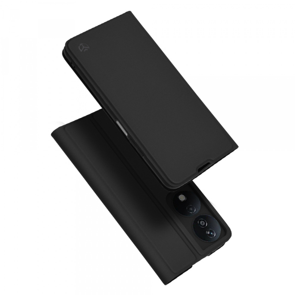 Husa pentru Honor X7b 5G / 90 Smart / X7b 4G, Techsuit, Magskin Book, Neagra Husa pentru Honor X7b 5G / 90 Smart / X7b 4G, Techsuit, Magskin Book, Neagra