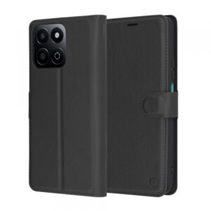 Husa pentru Honor X7c / 200 Smart, Techsuit, Leather Folio, Neagra Husa pentru Honor X7c / 200 Smart, Techsuit, Leather Folio, Neagra