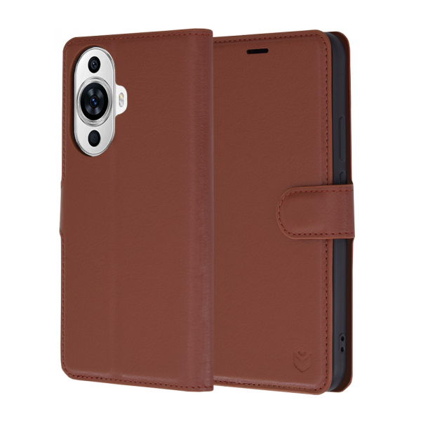 Husa pentru Huawei nova 12s / nova 11, Techsuit, Leather Folio, Maro Husa pentru Huawei nova 12s / nova 11, Techsuit, Leather Folio, Maro