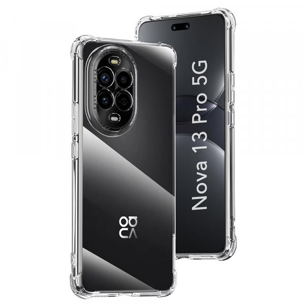 Husa pentru Huawei nova 13 Pro, Techsuit, Shockproof Clear, Transparenta Husa pentru Huawei nova 13 Pro, Techsuit, Shockproof Clear, Transparenta