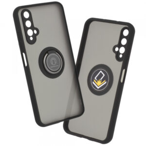 Husa pentru Huawei nova 5T / Honor 20, Techsuit, Glinth, Neagra Husa pentru Huawei nova 5T / Honor 20, Techsuit, Glinth, Neagra