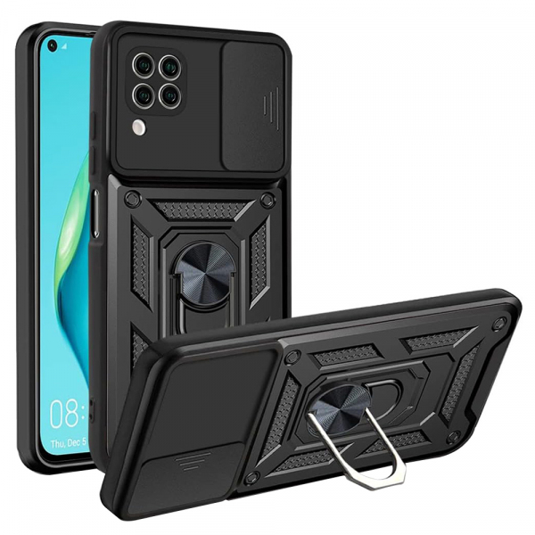 Husa pentru Huawei P40 lite 4G, Techsuit, CamShield, Neagra Husa pentru Huawei P40 lite 4G, Techsuit, CamShield, Neagra