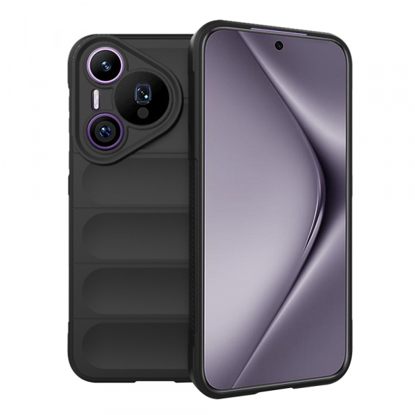 Husa pentru Huawei Pura 70 Pro, Techsuit, Magic Shield, Neagra Husa pentru Huawei Pura 70 Pro, Techsuit, Magic Shield, Neagra