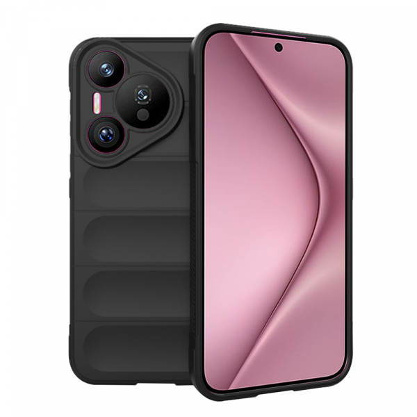 Husa pentru Huawei Pura 70, Techsuit, Magic Shield, Neagra Husa pentru Huawei Pura 70, Techsuit, Magic Shield, Neagra