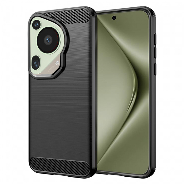 Husa pentru Huawei Pura 70 Ultra, Techsuit, Carbon, Albastra Husa pentru Huawei Pura 70 Ultra, Techsuit, Carbon, Albastra