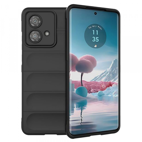 Husa pentru Motorola Edge 40 Neo, Techsuit, Magic Shield, Neagra Husa pentru Motorola Edge 40 Neo, Techsuit, Magic Shield, Neagra
